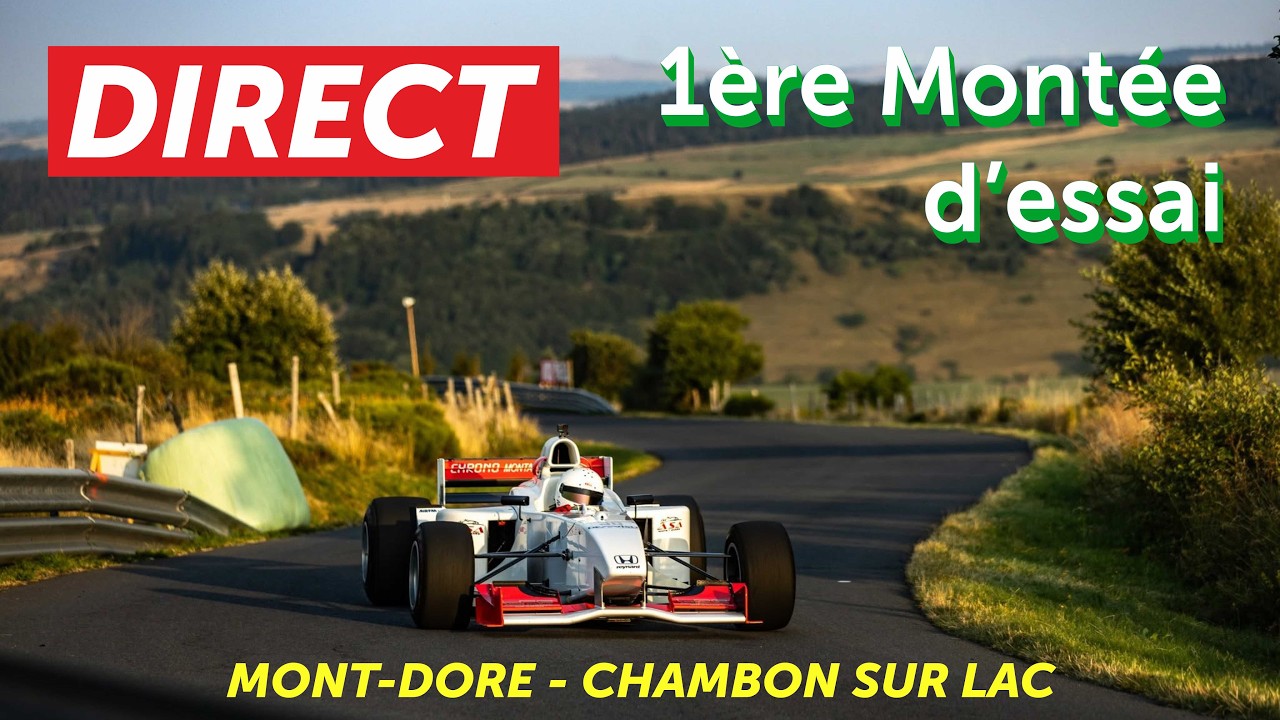 #Direct : 1ère Montée d'essai de la 66ème Course de Côte du Mont-Dore / Chambon-sur-Lac
