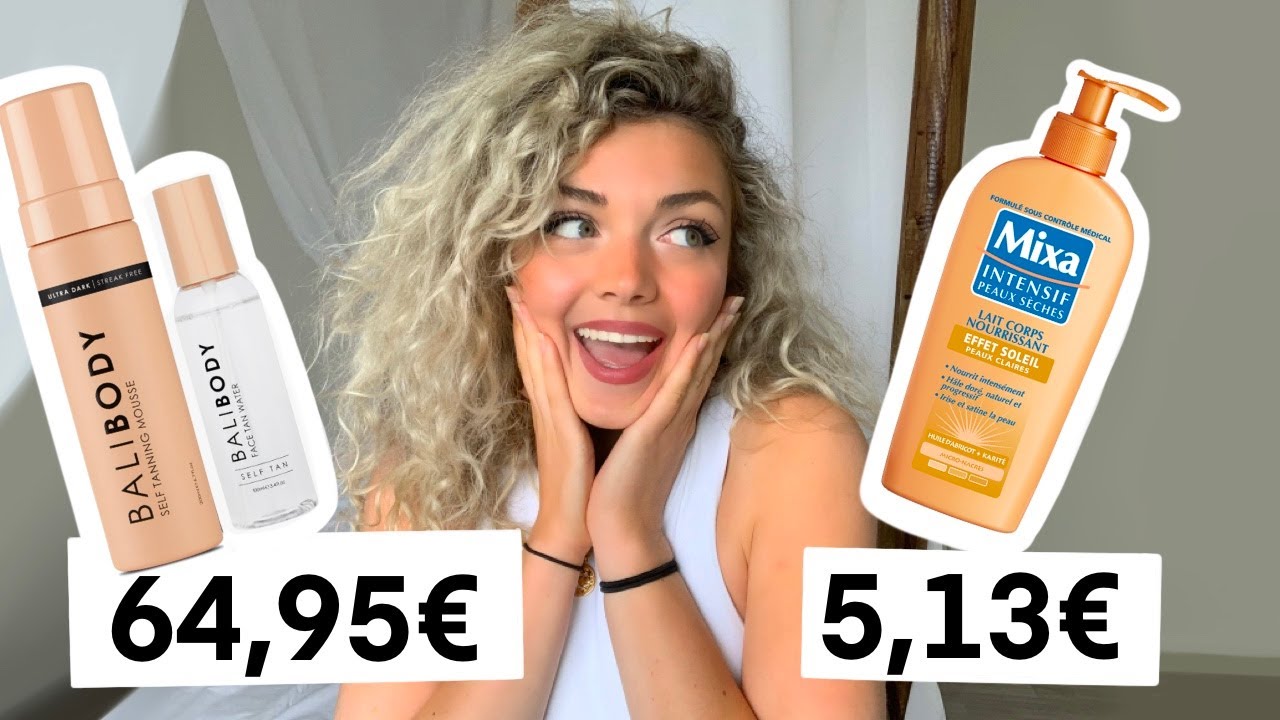 JE COMPARE LA CREME MIXA AUX AUTOBRONZANTS! | Mélissa B