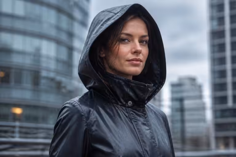 découvrez notre sélection d'imperméables femme chic avec capuche, alliant élégance et praticité pour vous protéger de la pluie avec style.