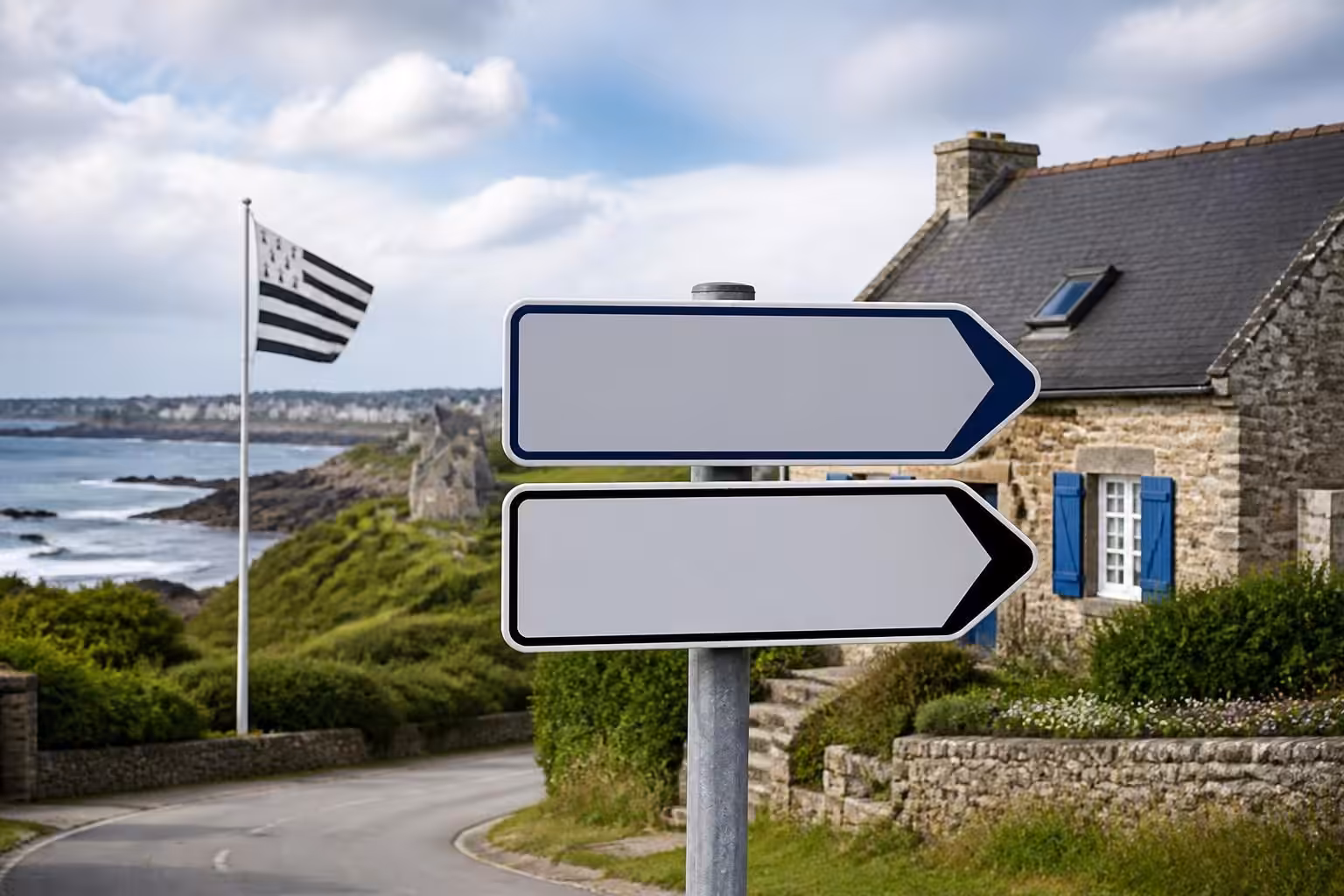 découvrez notre présentation complète sur la signalétique bilingue en bretagne, mettant en avant l'importance du français et du breton dans la communication locale.