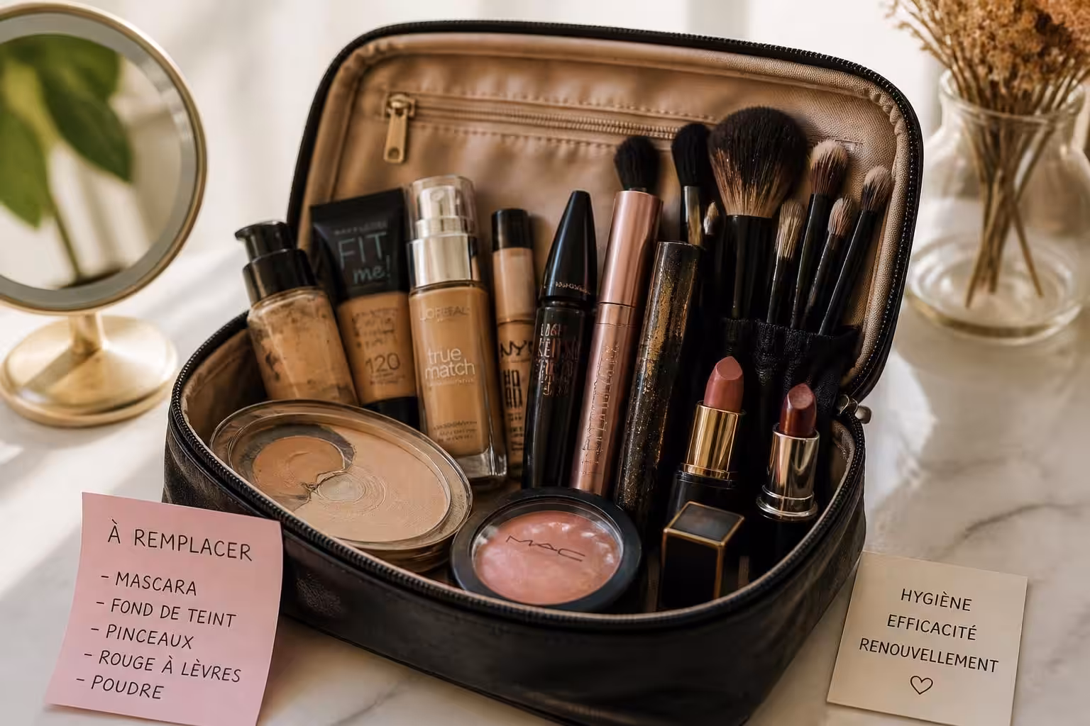 découvrez quand et pourquoi il est important de remplacer vos produits de maquillage pour garantir votre sécurité et préserver leur efficacité.